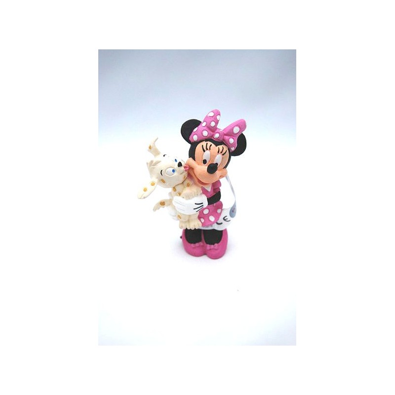 Figura Minnie con perrito Figura Minnie con perrito
