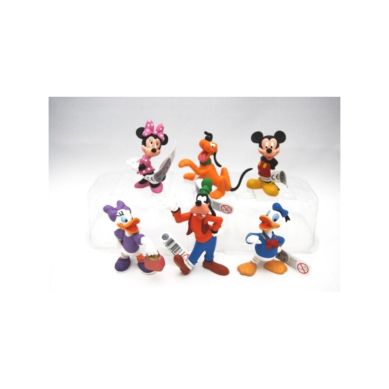 Colección figuras Mickey Mouse y Pato Donald