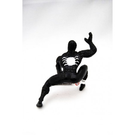 Figure de Spiderman noir accroupi