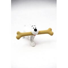 Figura Milú con hueso