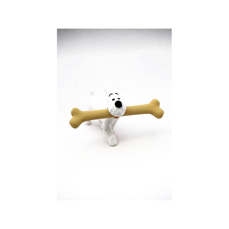 Figura Milú con hueso