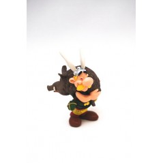 Figura Axterix con jabalí