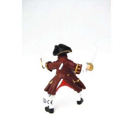 Figura Pirata Barba vermella Papo