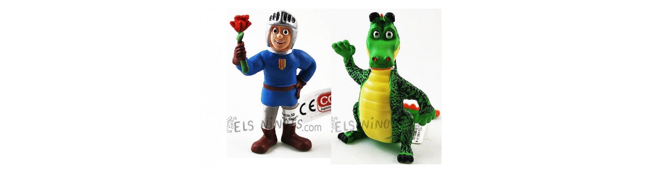 Figuras día de Sant Jordi