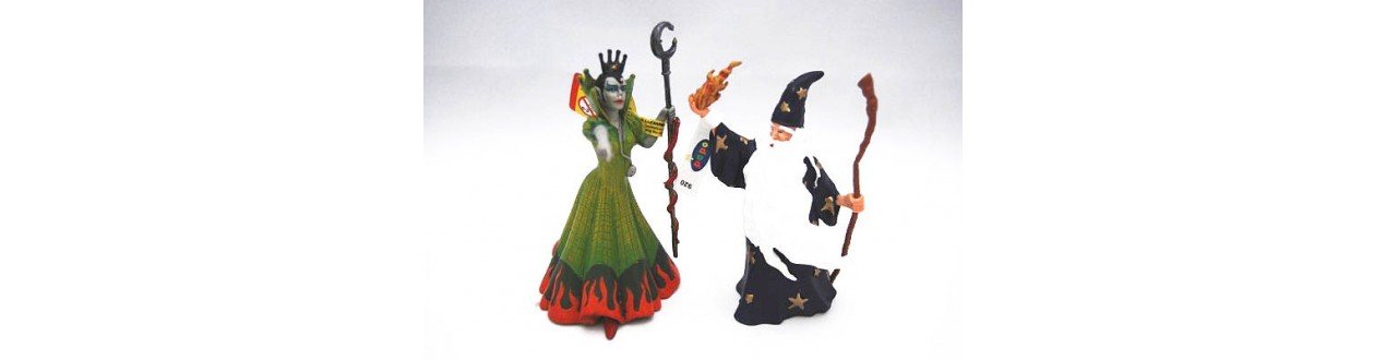 Figuras de Hadas, Brujas, Magos, princesas, mundo encantado