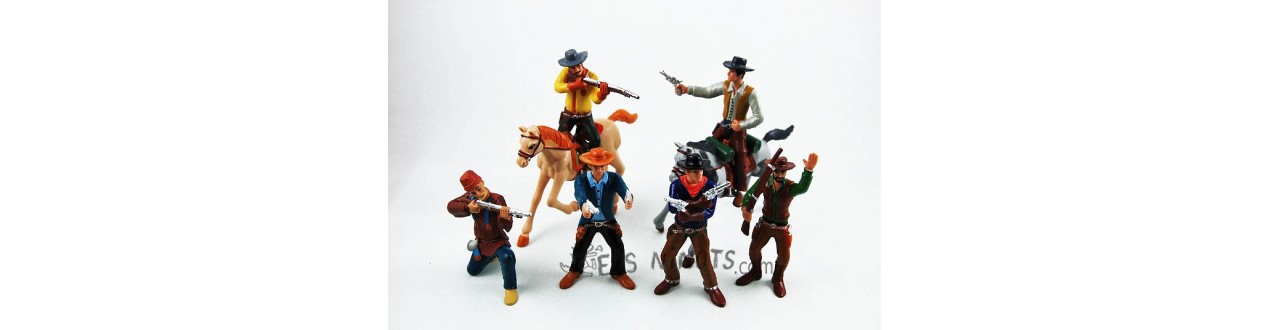 Figurines cow-boys et indiens