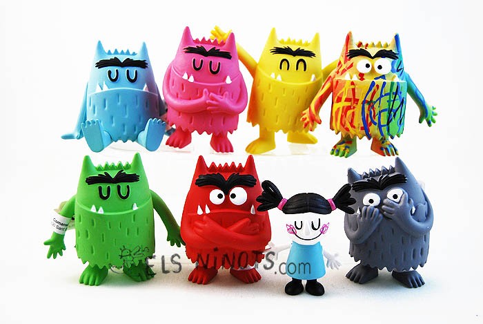 Figuras Monstruo de colores